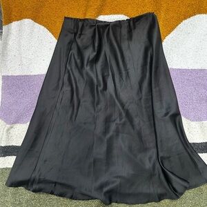 Chic Black A-Line Women's Skirt